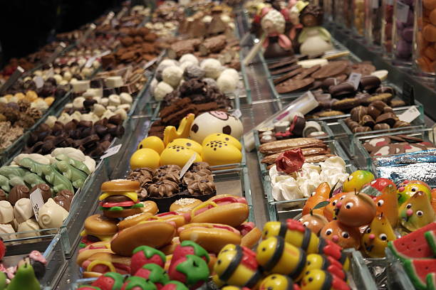 istock Sweets in  La Boqueria Market 474085080