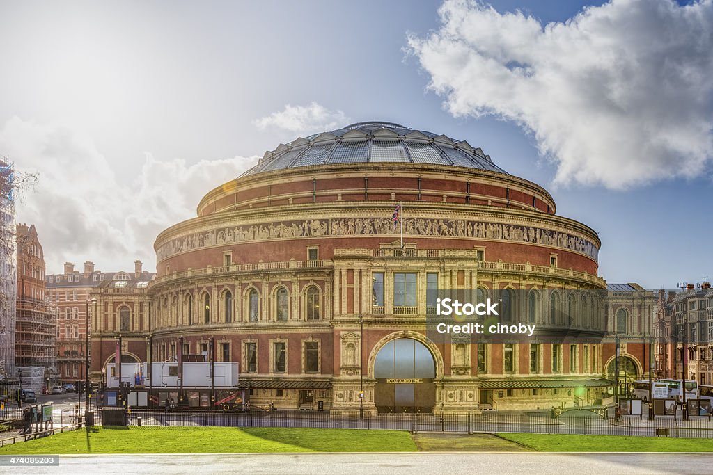 Royal Albert Hall en londres-inglaterra/Reino Unido - Foto de stock de Teatro Royal Albert Hall libre de derechos