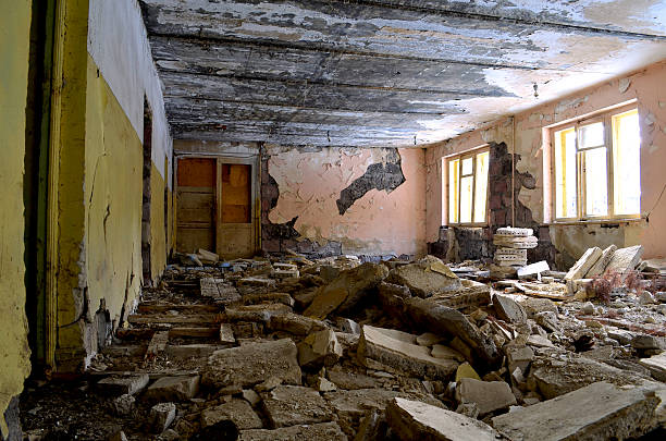 istock the destruction of the building 474088701