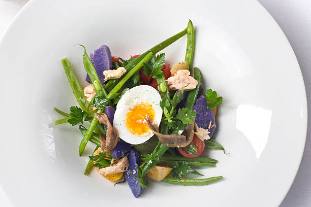 istock Delicious nicoise salad 474090103