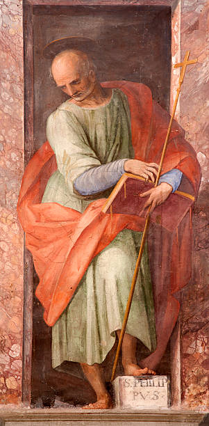 istock Rome - Paint of Saint Philip the apostle 474093402