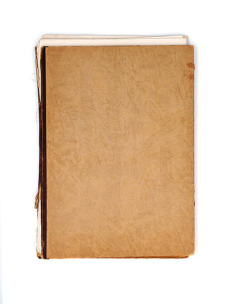 Old notebook cover Old notebook with brown cover book cover photos stock pictures, royalty-free photos & images