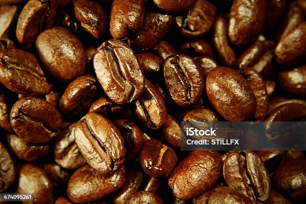 Coffee Beans Stock Photo - Download Image Now - Abstract, Backgrounds, Bean