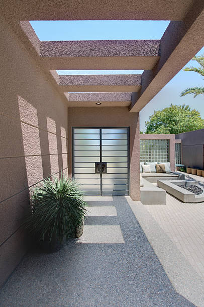 istock Front Entrance With Veranda Of Home 474096217