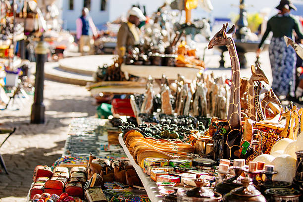 South African Market An outdoor South African market. cape town photos stock pictures, royalty-free photos & images