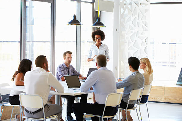 istock Colleagues at an office meeting 474096812