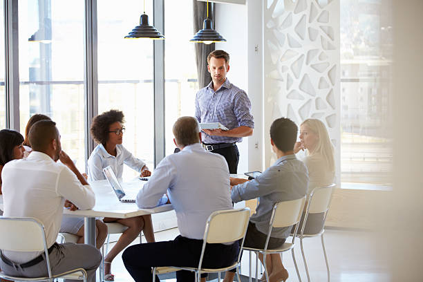 istock Colleagues at an office meeting 474096848