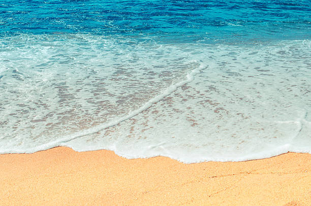 istock Soft wave of the sea on the sandy beach 474101132