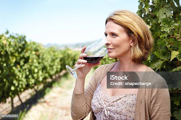 乾杯の香りと素晴らしいワイン - 1人のストックフォトや画像を多数ご用意 - 1人, 40-44歳, 40代