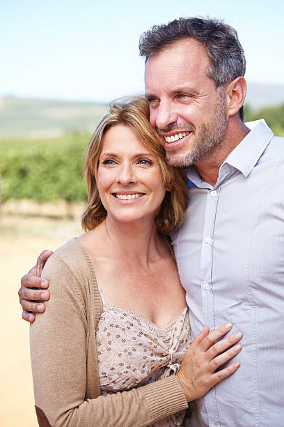 istock Enjoying the view of their wine farm 474103325