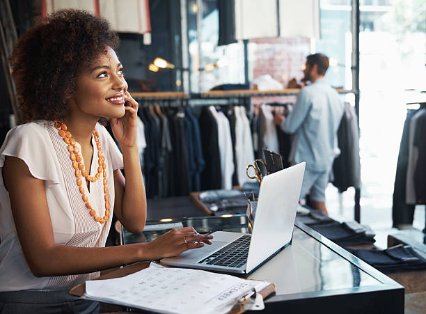 istock Living her dream - owning a boutique 474104257