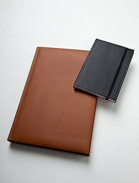 istock brown and a small black memo book 474105440