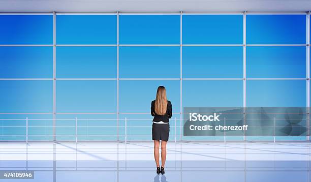 Young Businesslady With Crossed Arms Stock Photo - Download Image Now - 2015, Adult, Arms Crossed