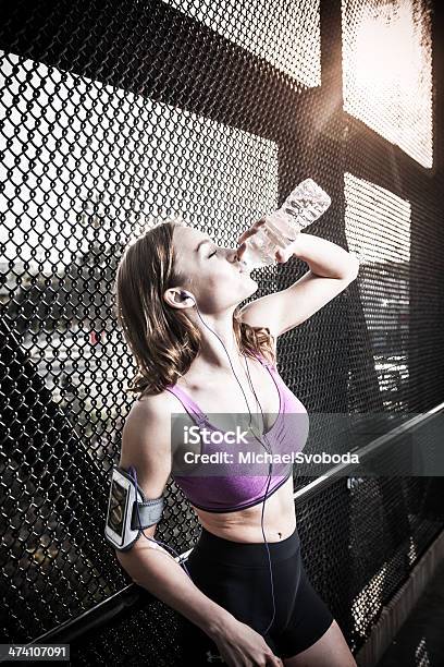 Thristy Runner Stock Photo - Download Image Now - Adult, Back Lit, Beach