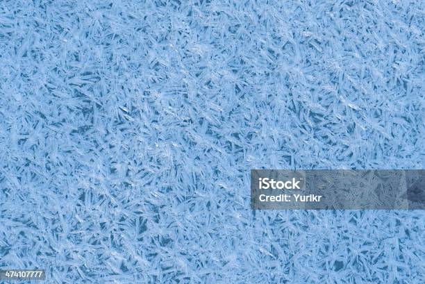 Ice Pattern On A Water Surface Stock Photo - Download Image Now - Abstract, Backgrounds, Beauty In Nature