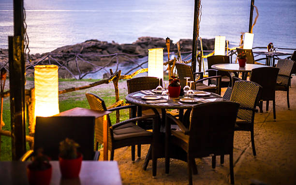 istock Beautiful restaurant with amazing view 474107865