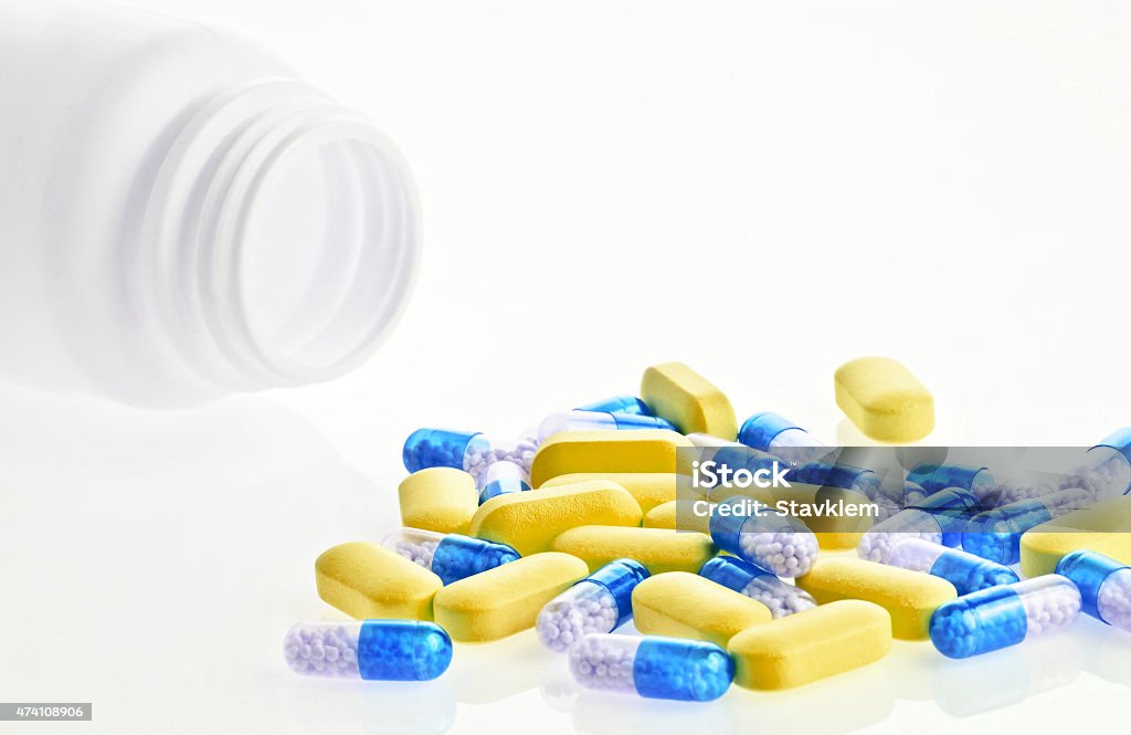 medical pills and tablets background close-up medical pills and tablets background 2015 Stock Photo