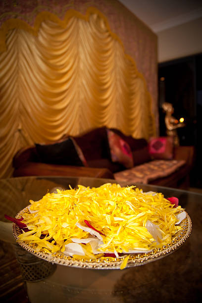 Traditional Indian Wedding Engagement Decor