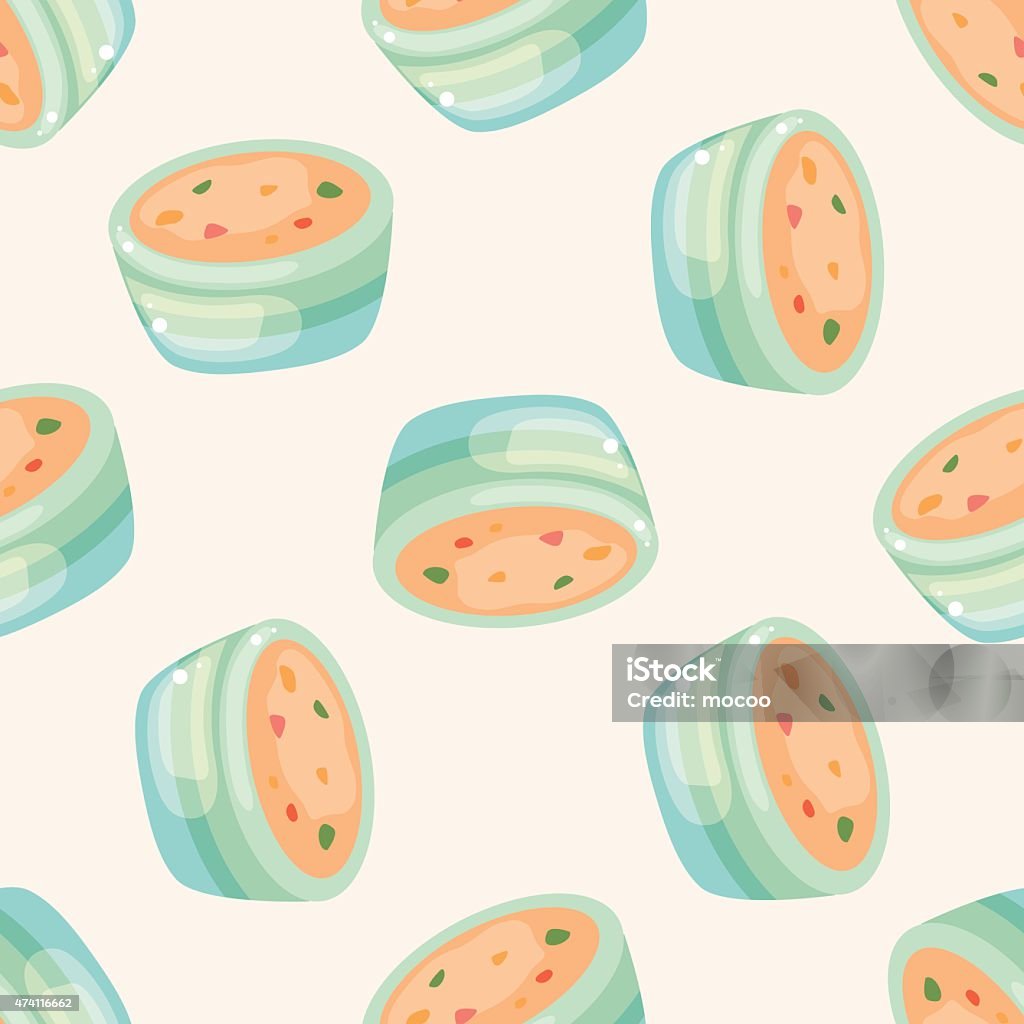 Corn Chowder Vector Corn Chowder Soup Cartoon Seamless Pattern Background Stock ...