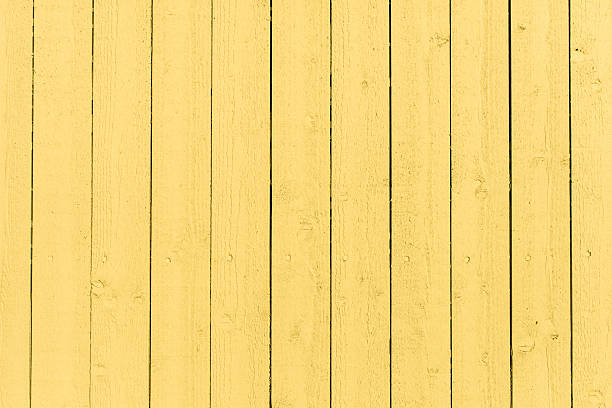 istock Textured yellow wooden wall 474119353