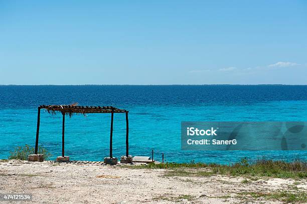 Gazebo Near The Sea Stock Photo - Download Image Now - 2015, Atlantic Ocean, Bay Of Pigs - Cuba