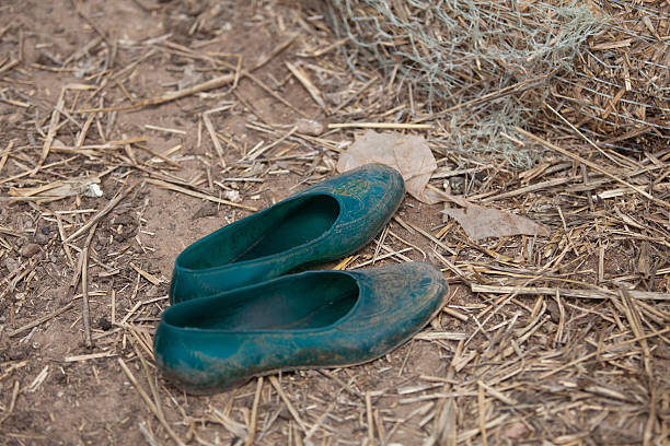 old single footwear in outdoor