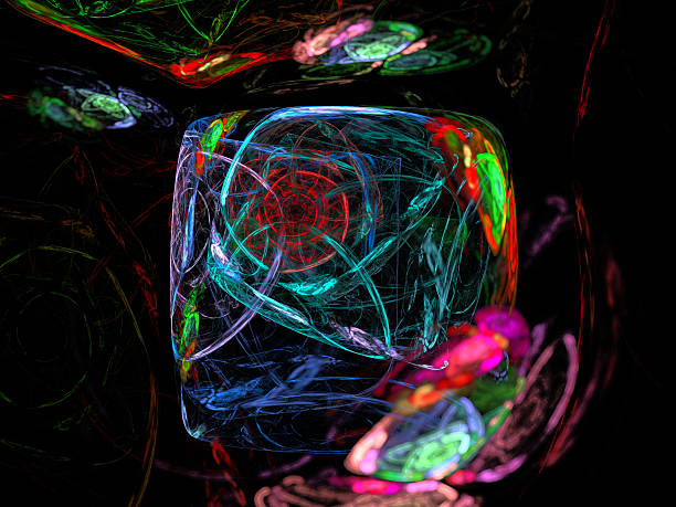 istock Digital Fractal on Black 474122592