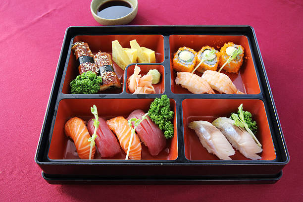 istock Japanese Bento sushi and soba 474122836