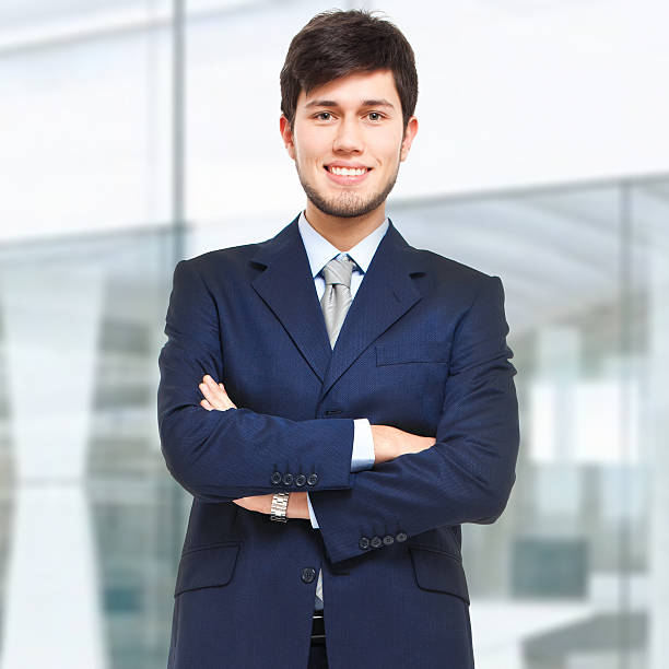 istock Smiling young businessman 474125735