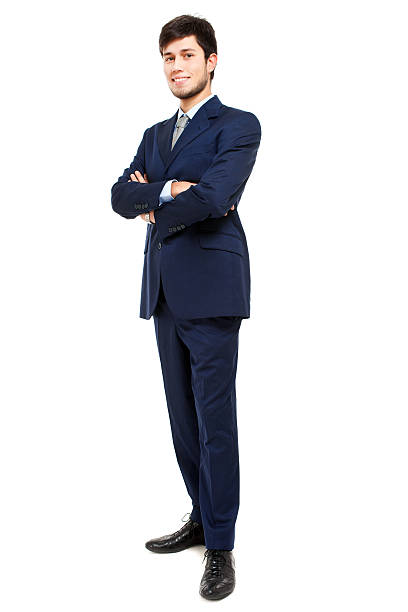 istock Smiling full length businessman 474125773