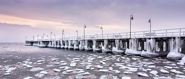 Cais de Gdynia - fotografia de stock