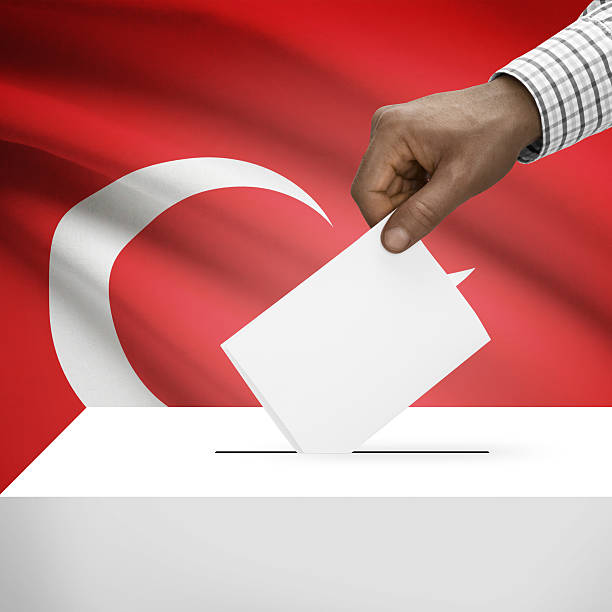 istock Ballot box with national flag on background series - Turkey 474126280