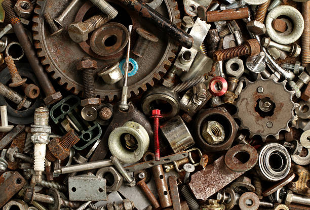 istock Pile of metal scrap 474126404