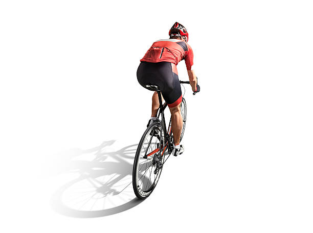 isolato atleta ciclisti - ciclista pro foto e immagini stock