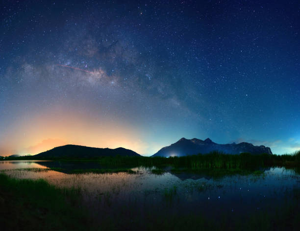 istock Milky Way Galaxy, Night Sky with Amazing Stars. 474134792