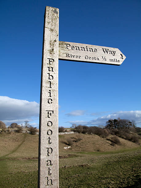istock Sign marking the Penine Way footpath 474138001