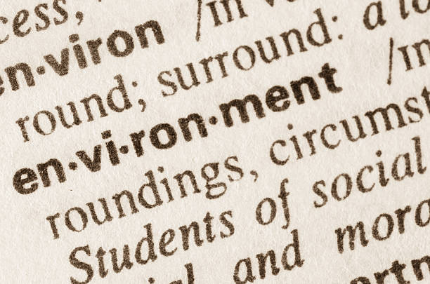 istock Dictionary definition of word environment 474138282