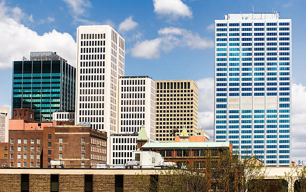 istock View to central skyscrapers of Columbus downtown 474143636