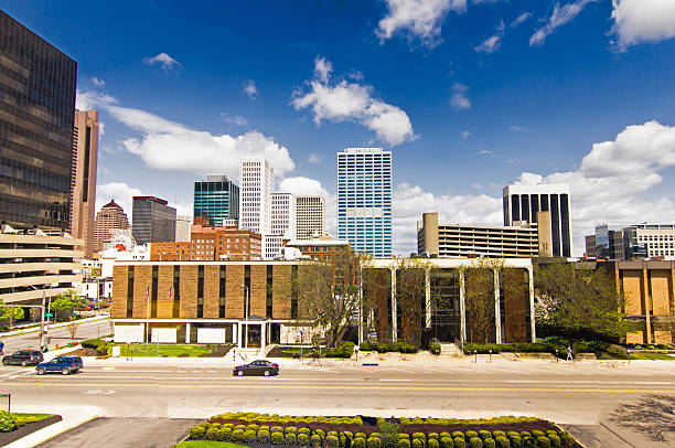 istock View to central streets of Columbus downtown 474143640