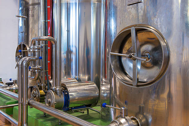 istock Olive oil factory, Olive Production 474144134