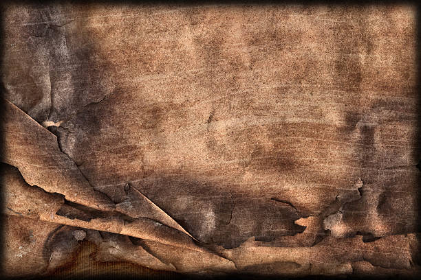 istock Brown Paper Burnt Vignette Grunge Texture 474144272