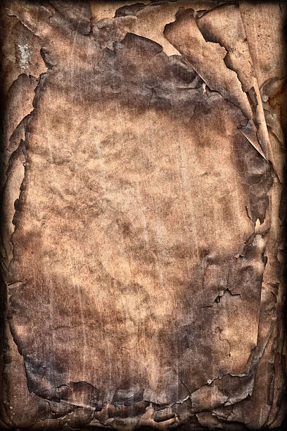 istock Brown Paper Burnt Vignette Grunge Texture 474144290