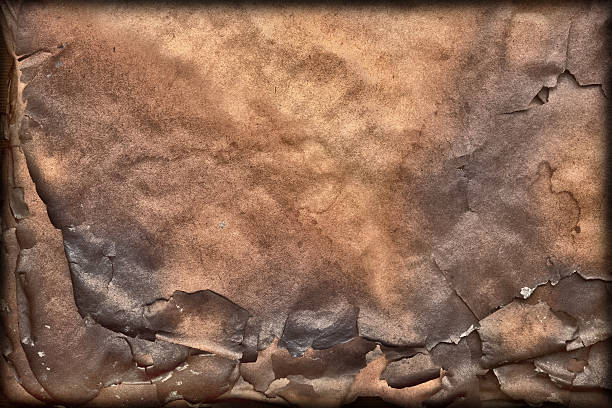 istock Brown Paper Burnt Vignette Grunge Texture 474144292