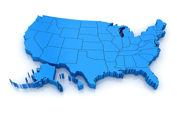 istock Map of USA 474144756