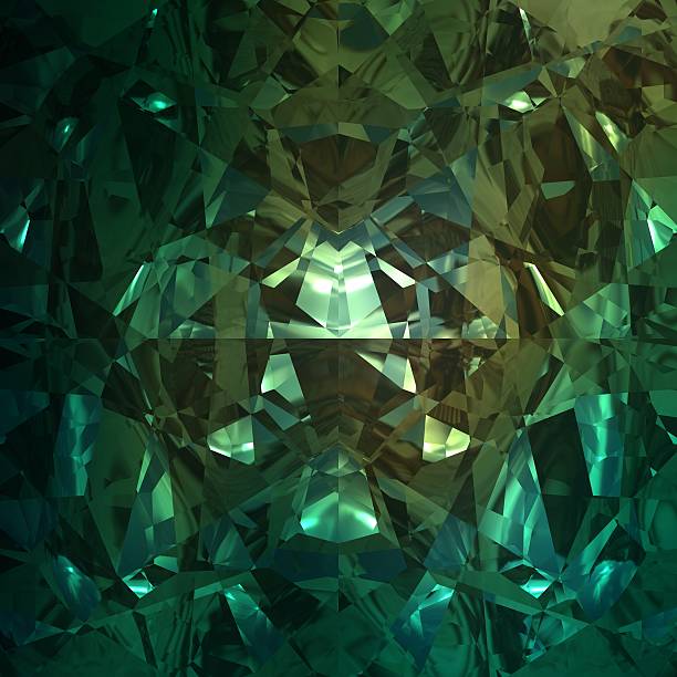 istock Green Background Of Jewelry Gemstone 474147186