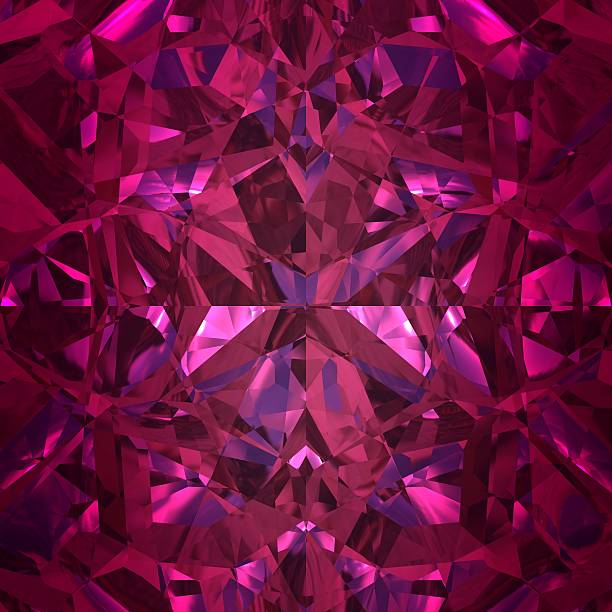 istock Red Background Of Jewelry Gemstone 474147194