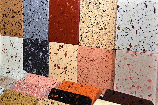 istock Samples of a ceramic tile in shop 474152878