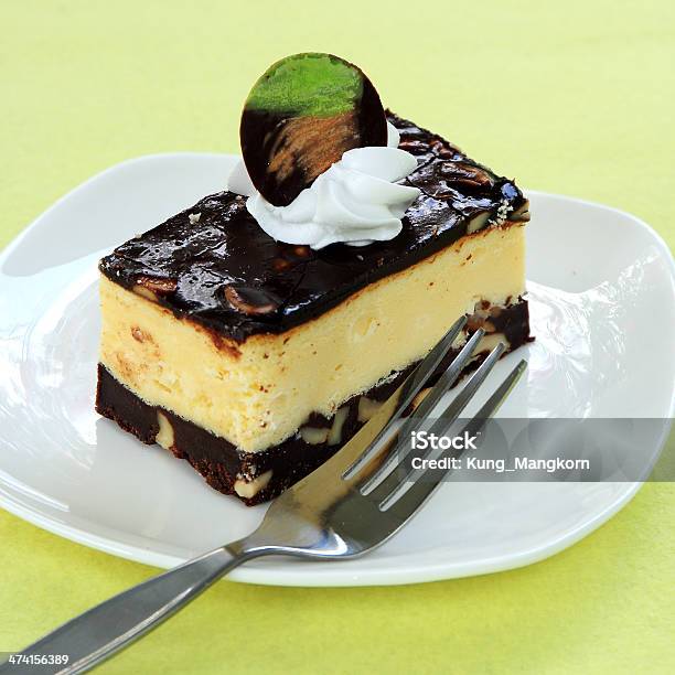 Chocolate Cheesecake Stock Photo - Download Image Now - Baked Pastry Item, Brown, Cake