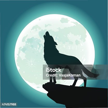 670+ Wolf Howling At Moon Illustrations, Royalty-Free Vector ...