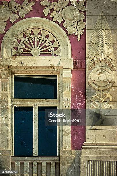 Old Window From Timisoara Romania In Vintage Look Stock Photo - Download Image Now